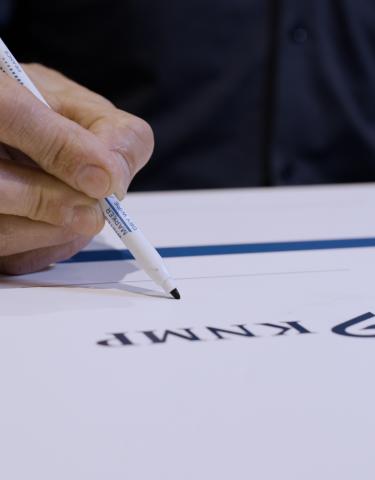 Ondertekening Mitz KNMP